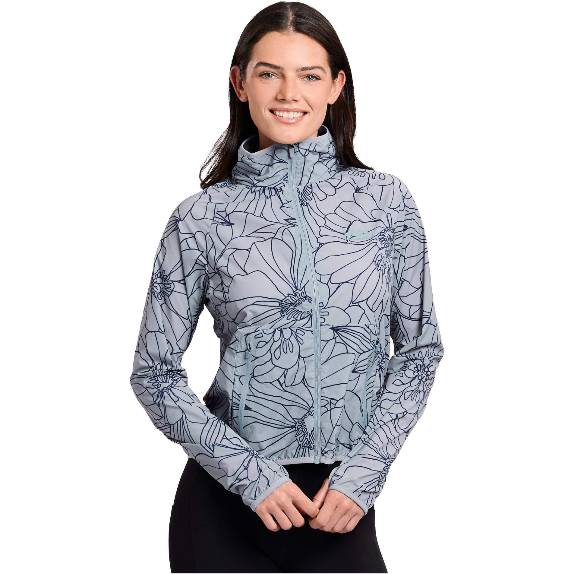 2026 WeatherBeeta Womens Lightweight UV Jacket 1028837016 - Bluestone / In Bloom